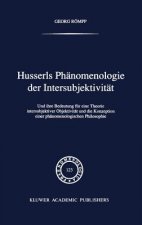 Husserls Phanomenologie Der Intersubjektivitat