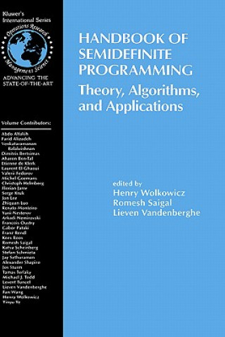 Handbook of Semidefinite Programming
