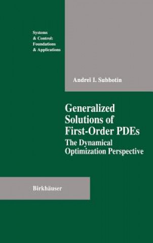 Generalized Solutions of First Order PDEs