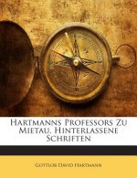 Hartmanns Professors Zu Mietau, Hinterlassene Schriften