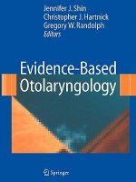 Evidence-Based Otolaryngology