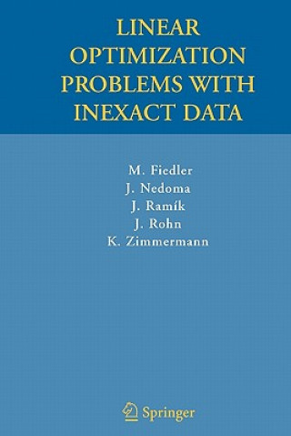 Linear Optimization Problems with Inexact Data