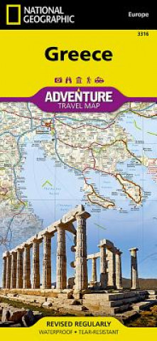 National Geographic Adventure Travel Map Greece