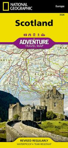 National Geographic Adventure Travel Map Scotland