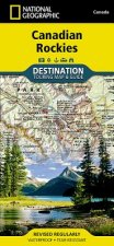 National Geographic Destination Touring Map & Guide Canadian Rockies