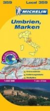Michelin Karte Umbrien, Marken. Umbria, Marche