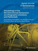 Proceedings of the 5th International Symposium on Lithographic Limestone and Plattenkalk
