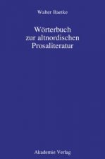 Woerterbuch Zur Altnordischen Prosaliteratur
