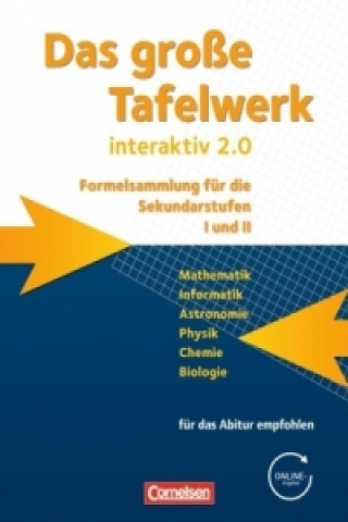 Das große Tafelwerk interaktiv 2.0 - Formelsammlung für die Sekundarstufen I und II - Allgemeine Ausgabe (außer Niedersachsen und Bayern)