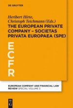 European Private Company - Societas Privata Europaea (SPE)