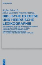 Biblische Exegese Und Hebraische Lexikographie