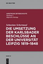 Umsetzung Der Karlsbader Beschlusse an Der Universitat Leipzig 1819-1848