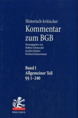 Historisch-kritischer Kommentar zum BGB