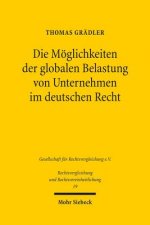 Die Moeglichkeiten der globalen Belastung von Unternehmen im deutschen Recht