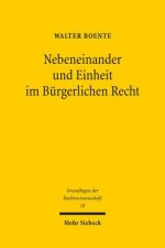 Nebeneinander und Einheit im Burgerlichen Recht