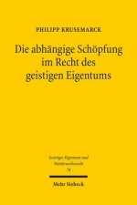 Die abhangige Schoepfung im Recht des geistigen Eigentums