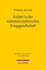 Richter in der nationalsozialistischen Kriegsgesellschaft