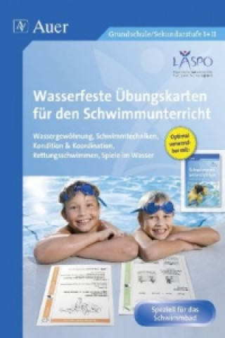 Wasserfeste Übungskarten für den Schwimmunterricht