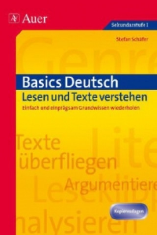 Basics Deutsch, Lesen und Texte verstehen