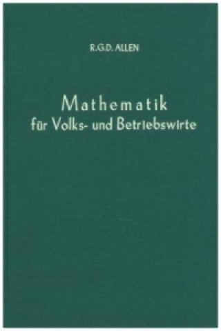 Mathematik für Volks- und Betriebswirte.