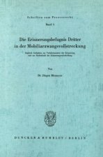 Die Erinnerungsbefugnis Dritter in der Mobiliarzwangsvollstreckung.