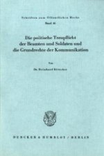 Die politische Treupflicht der Beamten und Soldaten und die Grundrechte der Kommunikation.