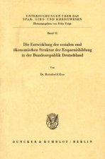 Die Entwicklung der sozialen und ökonomischen Struktur der Ersparnisbildung in der Bundesrepublik Deutschland.