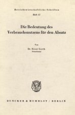 Die Bedeutung des Verbrauchsnutzens für den Absatz.