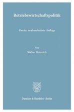 Betriebswirtschaftspolitik.
