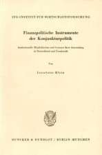 Finanzpolitische Instrumente der Konjunkturpolitik.