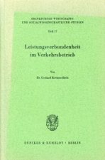 Leistungsverbundenheit im Verkehrsbetrieb.