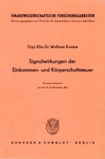 Signalwirkungen der Einkommen- und Körperschaftsteuer.