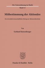 Mitbestimmung der Aktionäre.
