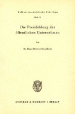 Die Preisbildung der öffentlichen Unternehmen.