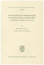 Die Entwicklung des Darlehensbegriffs im römischen und im geltenden Recht,