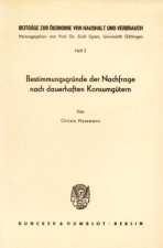 Bestimmungsgründe der Nachfrage nach dauerhaften Konsumgütern.