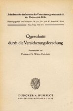 Querschnitt durch die Versicherungsforschung.