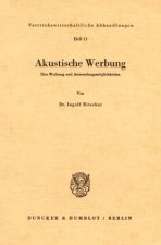 Akustische Werbung.