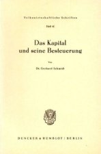 Das Kapital und seine Besteuerung.