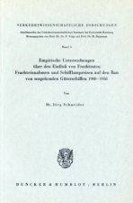 Empirische Untersuchungen über den Einfluß von Frachtraten, Frachteinnahmen und Schiffbaupreisen auf den Bau von seegehenden Güterschiffen 1900 - 1958