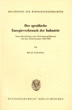 Der spezifische Energieverbrauch der Industrie.