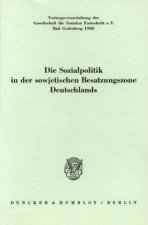 Die Sozialpolitik in der sowjetischen Besatzungszone Deutschlands.