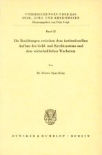Die Beziehungen zwischen dem institutionellen Aufbau des Geld- und Kreditsystems und dem wirtschaftlichen Wachstum.