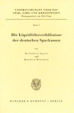Die Liquiditätsverhältnisse der deutschen Sparkassen.