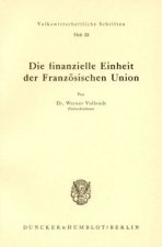 Die finanzielle Einheit der Französischen Union.