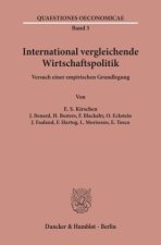 International vergleichende Wirtschaftspolitik.