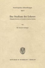 Das Studium des Lehrers.