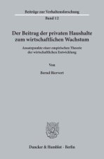 Der Beitrag der privaten Haushalte zum wirtschaftlichen Wachstum.