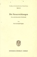 Die Steuerwirkungen.