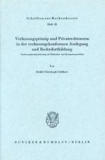 Verfassungsprinzip und Privatrechtsnorm in der verfassungskonformen Auslegung und Rechtsfortbildung.